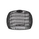 Golden Lighting 6805-4SF BLK-MBR 4 Light Semi-flush - Crescent Harbor