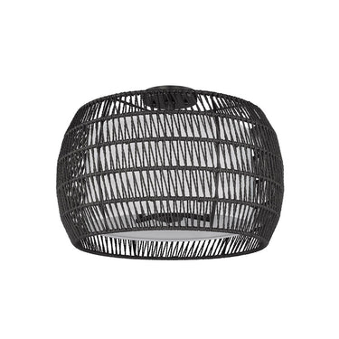 Golden Lighting 6805-4SF BLK-MBR 4 Light Semi-flush - Crescent Harbor