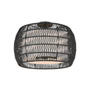 Golden Lighting 6805-4SF BLK-MBR 4 Light Semi-flush - Crescent Harbor