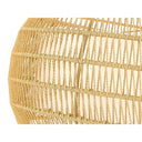 Golden Lighting 6805-6 BLK-NR Everly 6 Light Chandelier in Matte Black with Natural Rattan - Crescent Harbor