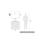 Golden Lighting 6930-WSC VFG-IL 2-Light Wall Sconce - Crescent Harbor