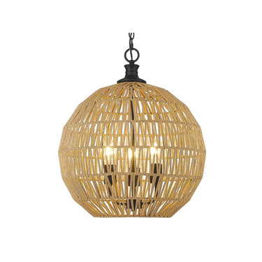 Golden Lighting 6933-3P Florence 3 Light Pendant - Crescent Harbor