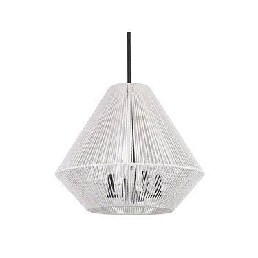 Golden Lighting 6937-4P BLK Valentina 4 Light Pendant in Matte Black - Crescent Harbor