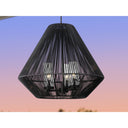 Golden Lighting 6937-O3P NB-MBW 3-Light Outdoor Pendant - Crescent Harbor