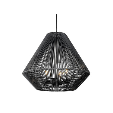 Golden Lighting 6937-O3P NB-MBW 3-Light Outdoor Pendant - Crescent Harbor