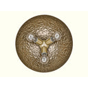 Golden Lighting 6950-FM MBS 3-Light Flush Mount - Crescent Harbor