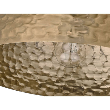 Golden Lighting 6950-FM MBS 3-Light Flush Mount - Crescent Harbor