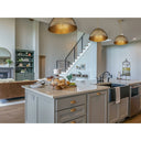 Golden Lighting 6950-L MBS Shepard Large Pendant in Modern Brass - Crescent Harbor