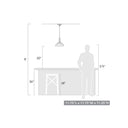 Golden Lighting 6952-M 1 Light Pendant - Crescent Harbor