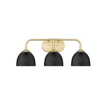 Golden Lighting 6956-BA3 Zoey 3 Light Bath Vanity - Crescent Harbor