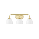 Golden Lighting 6956-BA3 Zoey 3 Light Bath Vanity - Crescent Harbor