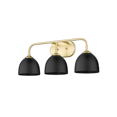 Golden Lighting 6956-BA3 Zoey 3 Light Bath Vanity - Crescent Harbor