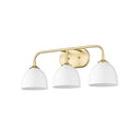 Golden Lighting 6956-BA3 Zoey 3 Light Bath Vanity - Crescent Harbor