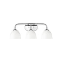 Golden Lighting 6956-BA3 Zoey 3 Light Bath Vanity - Crescent Harbor