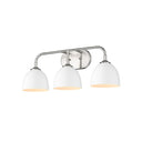 Golden Lighting 6956-BA3 Zoey 3 Light Bath Vanity - Crescent Harbor