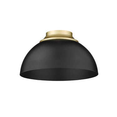 Golden Lighting 6956-FM Zoey Flush Mount - Crescent Harbor