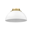 Golden Lighting 6956-FM Zoey Flush Mount - Crescent Harbor