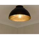 Golden Lighting 6956-FM Zoey Flush Mount - Crescent Harbor