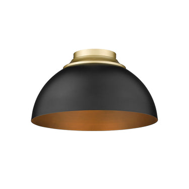 Golden Lighting 6956-FM Zoey Flush Mount - Crescent Harbor