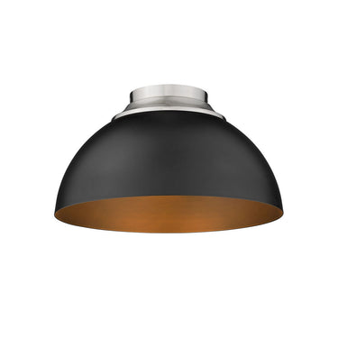 Golden Lighting 6956-FM Zoey Flush Mount - Crescent Harbor