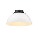 Golden Lighting 6956-FM Zoey Flush Mount - Crescent Harbor