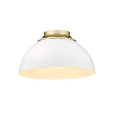Golden Lighting 6956-FM Zoey Flush Mount - Crescent Harbor