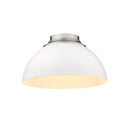Golden Lighting 6956-FM Zoey Flush Mount - Crescent Harbor