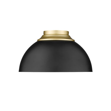 Golden Lighting 6956-FM Zoey Flush Mount - Crescent Harbor