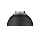Golden Lighting 6956-FM Zoey Flush Mount - Crescent Harbor