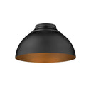 Golden Lighting 6956-FM Zoey Flush Mount - Crescent Harbor