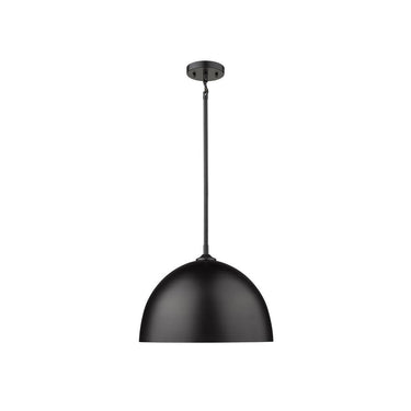 Golden Lighting 6956-L-BLK Zoey Large Pendant in Matte Black Shade - Crescent Harbor