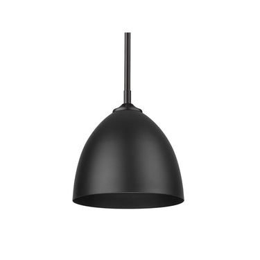 Golden Lighting 6956-S-BLK Zoey Small Pendant in Matte Black Shade - Crescent Harbor