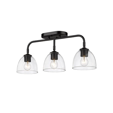 Golden Lighting 6958-3SF Roxie 3 Light Semi-Flush - Crescent Harbor