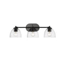 Golden Lighting 6958-3SF Roxie 3 Light Semi-Flush - Crescent Harbor