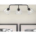 Golden Lighting 6958-3SF Roxie 3 Light Semi-Flush - Crescent Harbor