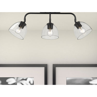 Golden Lighting 6958-3SF Roxie 3 Light Semi-Flush - Crescent Harbor