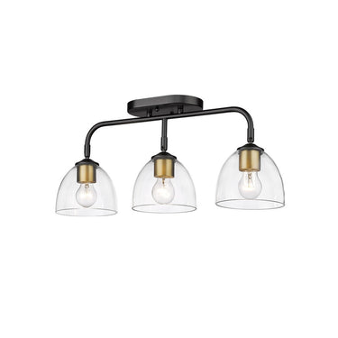 Golden Lighting 6958-3SF Roxie 3 Light Semi-Flush - Crescent Harbor