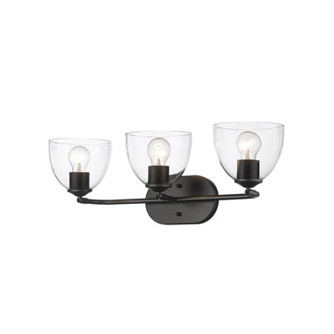 Golden Lighting 6958-BA3 Roxie 3 Light Bath Vanity - Crescent Harbor