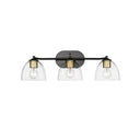 Golden Lighting 6958-BA3 Roxie 3 Light Bath Vanity - Crescent Harbor