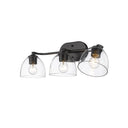Golden Lighting 6958-BA3 Roxie 3 Light Bath Vanity - Crescent Harbor