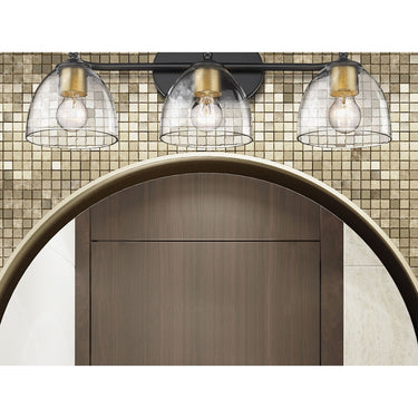 Golden Lighting 6958-BA3 Roxie 3 Light Bath Vanity - Crescent Harbor