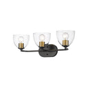 Golden Lighting 6958-BA3 Roxie 3 Light Bath Vanity - Crescent Harbor