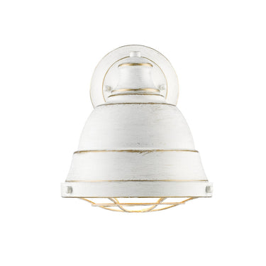 Golden Lighting 7312-1W Bartlett 1 Light Wall Sconce - Crescent Harbor