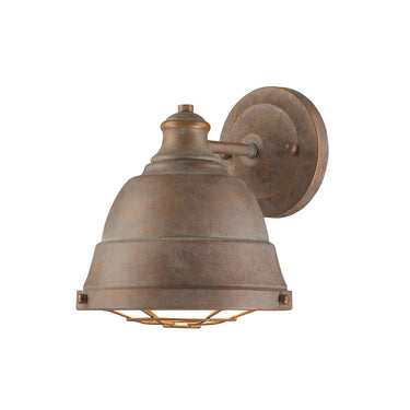 Golden Lighting 7312-1W Bartlett 1 Light Wall Sconce - Crescent Harbor