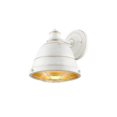 Golden Lighting 7312-1W Bartlett 1 Light Wall Sconce - Crescent Harbor