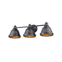 Golden Lighting 7312-BA3 Bartlett 3 Light Bath Vanity - Crescent Harbor