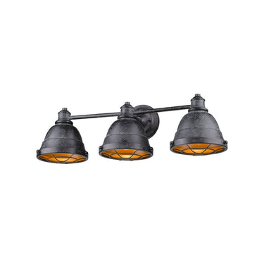 Golden Lighting 7312-BA3 Bartlett 3 Light Bath Vanity - Crescent Harbor