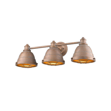 Golden Lighting 7312-BA3 Bartlett 3 Light Bath Vanity - Crescent Harbor