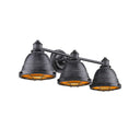 Golden Lighting 7312-BA3 Bartlett 3 Light Bath Vanity - Crescent Harbor