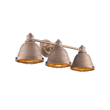 Golden Lighting 7312-BA3 Bartlett 3 Light Bath Vanity - Crescent Harbor